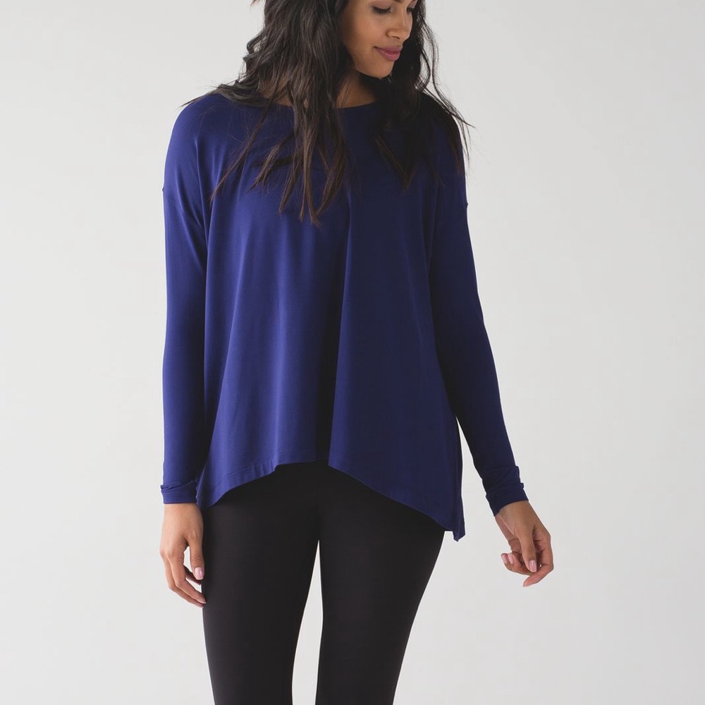 Lululemon City Bound Long Sleeve navy size XL